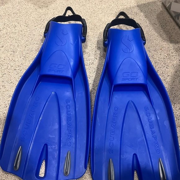 Scubapro GO Sportfin Blue Diving Fins - Picture 1 of 2
